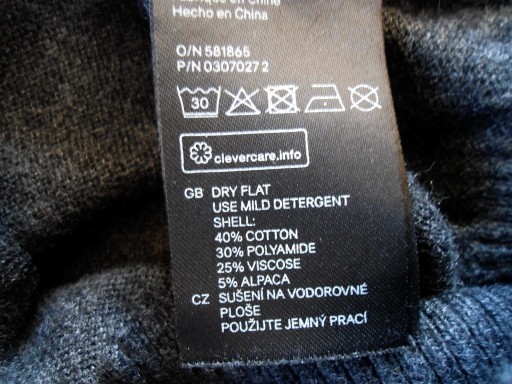 H&M MAMA мягкий свитер для беременных-туника S АЛЬПАКА
