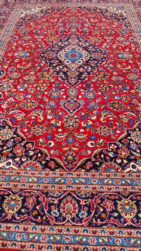 КЕШАН ЧУДЕСНЫЙ ПЕРСИДСКИЙ КОВЕР Р. ТКАНЫЙ ИРАН 255/370СМ