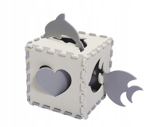 MATA PIANKOWA PUZZLE PIANKOWE EDUKACYJNE DLA DZIECI GRUBA SKŁADANA KOJEC
