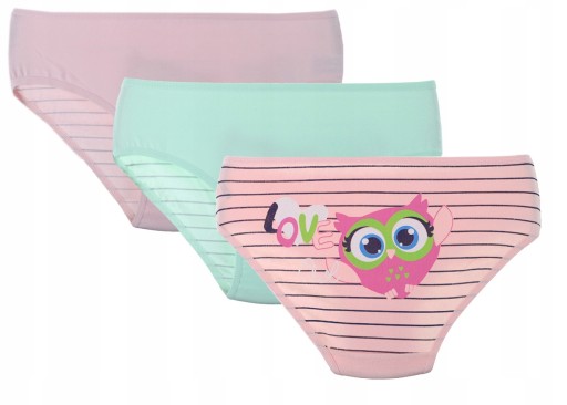 MORAJ Panties Трусики для девочек 3 шт. Совы 128-134