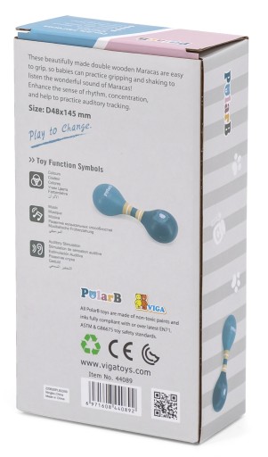 Музыкальный инструмент Viga PolarB Maracas для детей