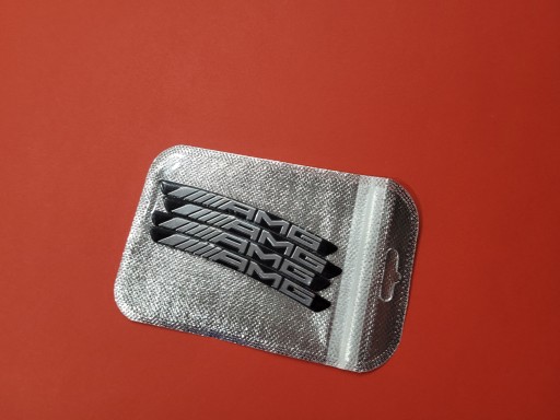 Наклейки на диски Mercedes AMG, черные