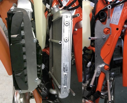 КРЫШКИ РАДИАТОРА 2019-2017 KTM/HUSQVARNA 2T 4T