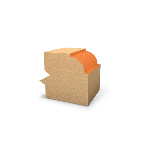 Frez ćwierćokrągły wklęsły Z=4 120x30x17,5/R=12,5