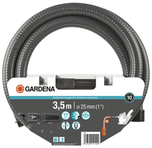 ВСАСЫВАЮЩИЕ ФИТИНГИ ДЛЯ НАСОСА С ОБРАТНЫМ КЛАПАНОМ Gardena [3,5м]