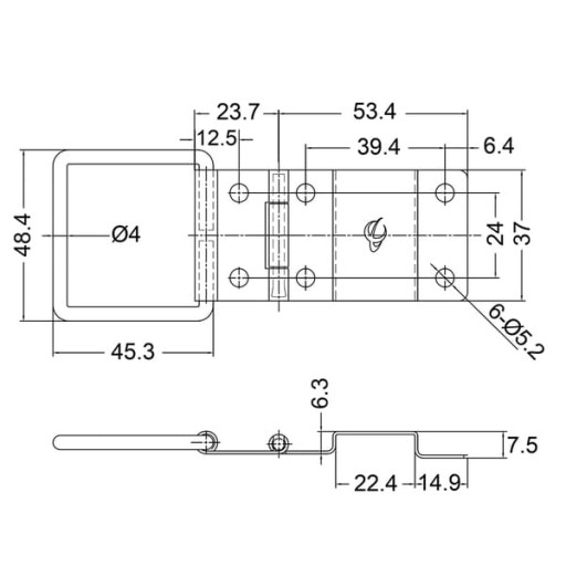 Петля Penn Elcom P1990Z