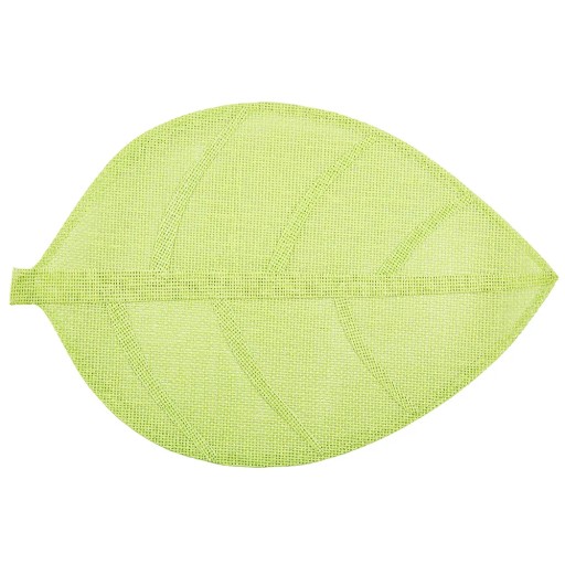 Podkładka pod talerz mata na stół ozdoba Altom Design Liść zielony 48x33 cm