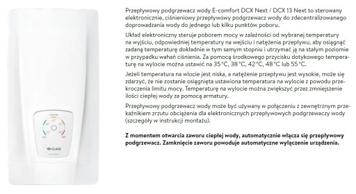 Электрический водонагреватель CLAGE DCX Next 18-27 кВт