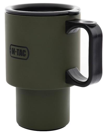 M-TAC KUBEK TERMICZNY z pokrywką OLIVE 450ml