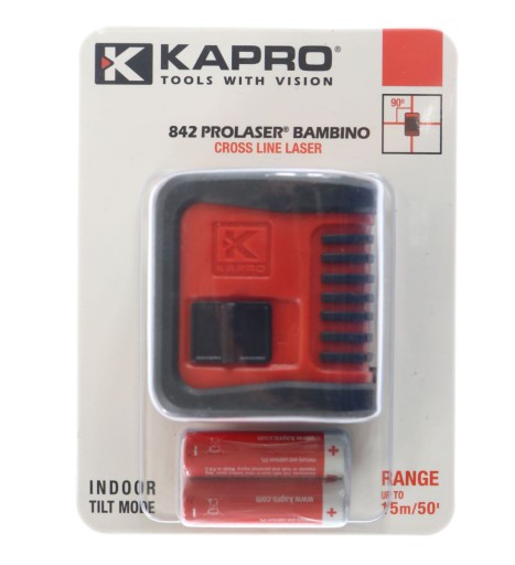 ЛАЗЕРНЫЙ УРОВЕНЬ BAMBINO KA842 KAPRO