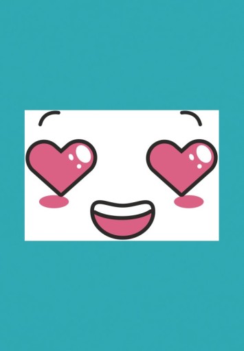 МАСКА PINK SMILE HEART, БЕЛЫЙ ХЛОПОК PL