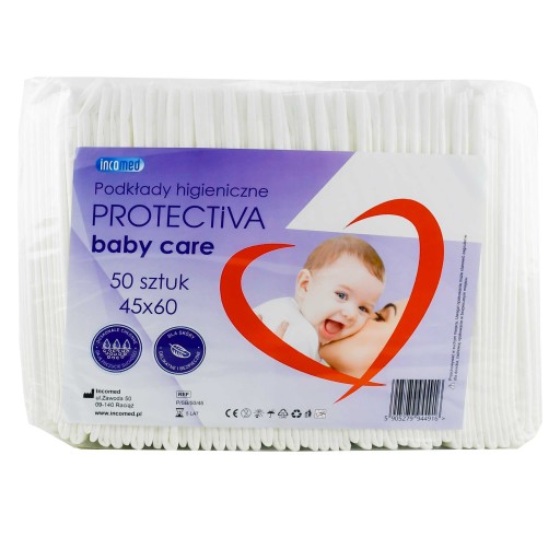 Прокладки гигиенические впитывающие Protectiva Baby Care 45х60 см – 50 шт.