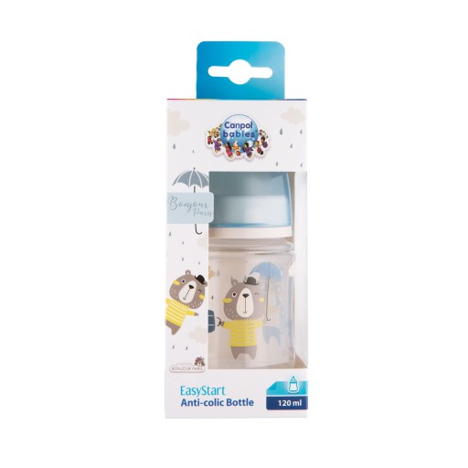 CANPOL ANTI-COLIC BOTTLE 120ML соска 0м+ ПАРИЖ