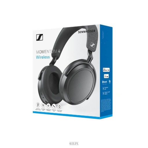 БЕСПРОВОДНЫЕ НАУШНИКИ С ШУМОПОДАВЛЕНИЕМ АНК Sennheiser MOMENTUM 4 НОВЫЕ 60H