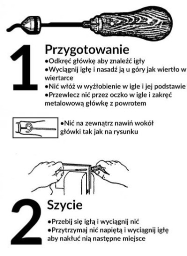 АВТОМАТИЧЕСКОЕ ШИЛО ДЛЯ ШИТЬЯ РУЧНОЙ КОЖИ + ИГЛЫ
