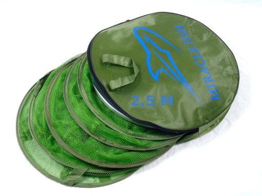 SIATKA WĘDKARSKA NA RYBY 40x300 GUMOWANA POKROWIEC
