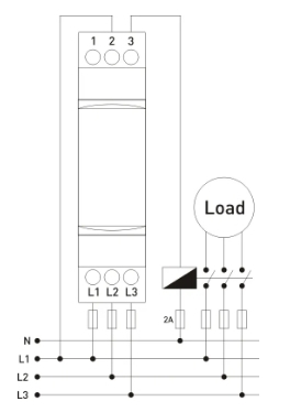 Реле контроля перекоса фаз FKV-11 3x380VAC