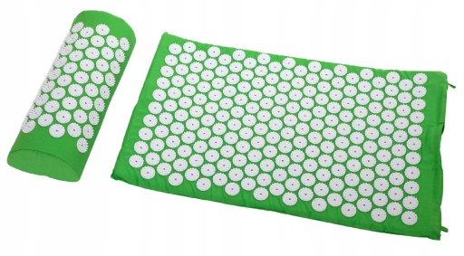 HEALTH ACUPRESSURE MAT + ПОДУШКА, зеленый