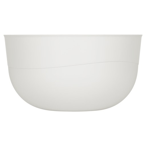 MISECZKA MISKA KUCHENNA PLASTIKOWA DO ŻYWNOŚCI Z POKRYWKĄ 1,2L 16CM BIAŁA