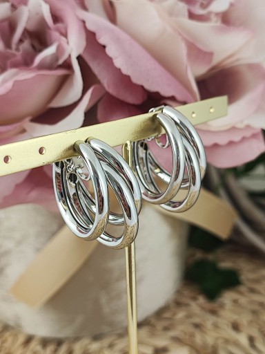 Серебряные зажимы для ушей, украшения, новые диски c105