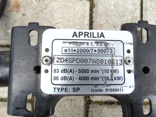 APRILIA ATLANTIC 125 РАМОЧНЫЕ ДОКУМЕНТЫ 11 лет