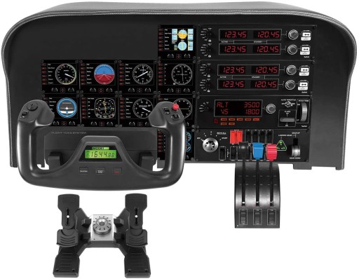 Панель летного радио Logitech G Saitek Pro