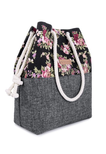 Torebka damska worek pojemna torba shopper vintage miejska na ramię ZAGATTO