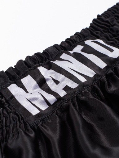 Шорты MANTO MUAY THAI DUAL черный/серебристый - XXL
