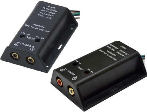 ПРЕОБРАЗОВАТЕЛЬ УРОВНЯ АУДИОСИГНАЛА HIGH-LOW RCA POZL.
