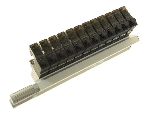 Wyspa 12 zaworowa AIRTAC Seria 100 5/2 - 1/8 24V DC