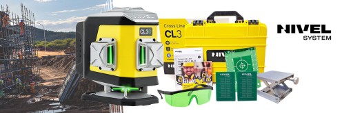 NIVEL СИСТЕМА CL3G CROSS CROSS ЛАЗЕР ЗЕЛЕНЫЙ КОМПЛЕКТ
