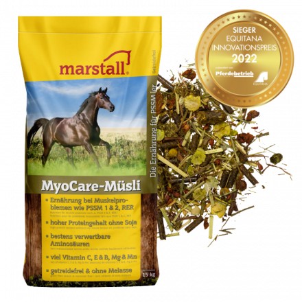 Marstall Myocare -müsli 15 кг - мюсли для лошадей с PSSM 1 и 2, Rer