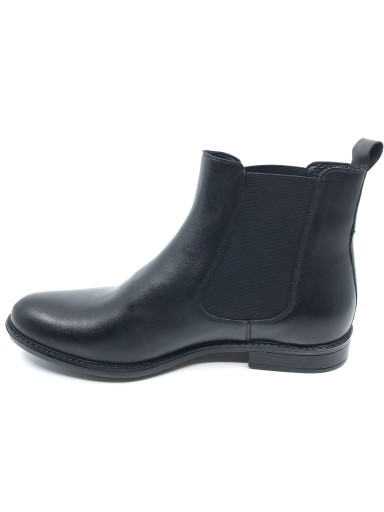 BUTY SZTYBLETY MĘSKIE SKÓRA CZARNE 45 30 cm PAN