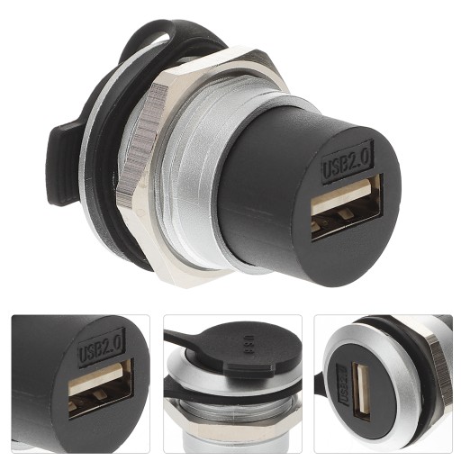 Автомобильный адаптер Интерфейс USB20 Разъем для монтажа на панели