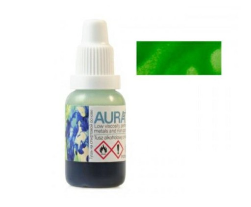Чернила Aura Ink Renesans Alcohol, 15 мл, светло-зеленые