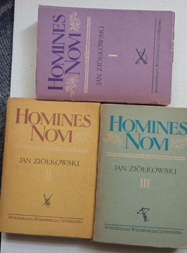 Homines novi t 1,2,3 set Ziółkowski