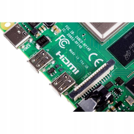 Raspberry Pi 4 x 1.5 GHz KOMPUTER JEDNOPŁYTKOWY 1GB RAM Bluetooth WiFi LAN