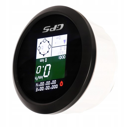85-мм GPS-спидометр, 9-32 В, TFT-экран, цифровой