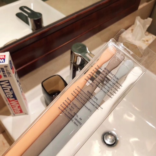 Хорошая зубная щетка Muji White 4 шт., 4 шт.