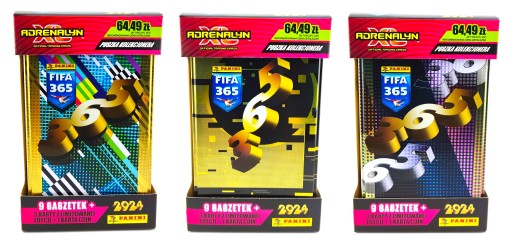 Большая банка футбольных карточек Panini FIFA 365 2024 с возможным выбором цвета