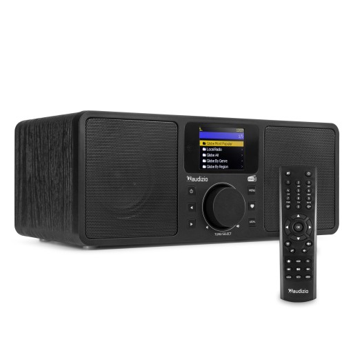 ИНТЕРНЕТ-РАДИО WIFI DAB+ FM BT ПУЛЬТ ЧЕРНЫЙ