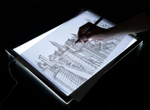 ГРАФИЧЕСКИЙ ПЛАНШЕТ Crafts & Co XL со светодиодной подсветкой Brightpad + НАУШНИКИ CAT БЕСПЛАТНО!