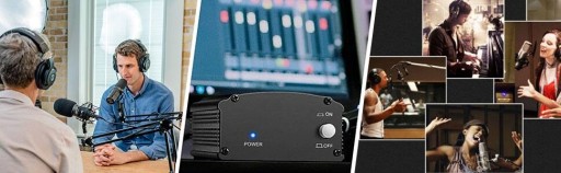 Фантомное питание 48 В USB-C для микшерных микрофонов XLR