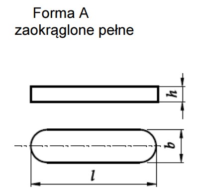 Ключи призматические DIN 6885 A 8x7x22 СТАЛЬ 50 шт.
