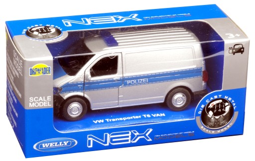 WELLY METAL CAR VOLKSWAGEN T6 ПОЛИЦИЯ