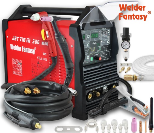 ИНВЕРТОРНАЯ СВАРОЧНАЯ МАШИНА TIG AC/DC JET TIG III 200 PLASMA PULS MMA