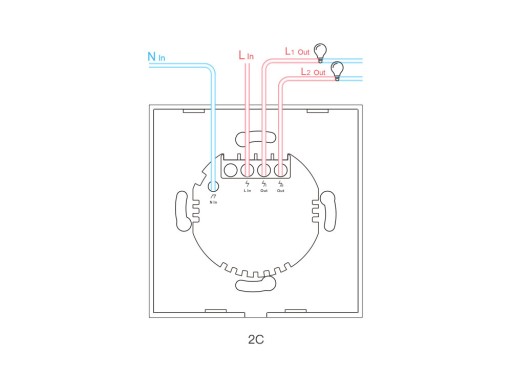 Светодиодный переключатель для освещения Wi-Fi RF433Mhz SONOFF