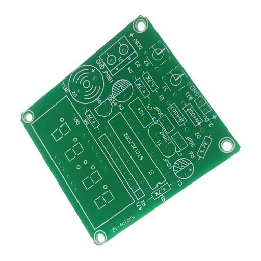 Elektroniczny zegar led 40x16 mm 4-bit podtrzymanie DIY KIT