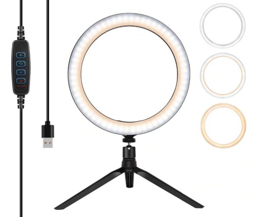 КОЛЬЦЕВАЯ ЛАМПА ДЛЯ СЕЛФИ МАКИЯЖА LED