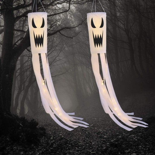 2 Sets of Halloween Windsock Outdoor Outdoor Hallo